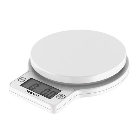 Muvip Round Kitchen Bascula de Cocina Digital - Sensor de Alta Precision - Apagado Automatico - Peso