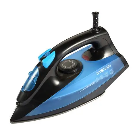 Muvip Plancha de Ropa con Vapor 1600W - Suela de Ceramica - Deposito de 140ml - Control de Temperatu
