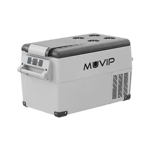 Muvip Nevera Portatil de Compresor 35L - Proteccion Bateria Vehiculo - Luz LED - Temperatura -20/+2