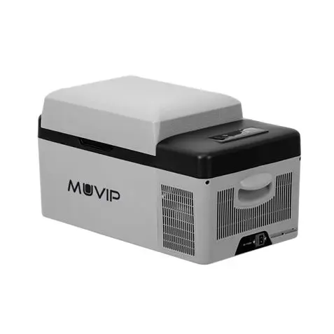 Muvip Nevera Portatil de Compresor 20L - Luz LED Interior - Proteccion Bateria Vehiculo - Temperatur