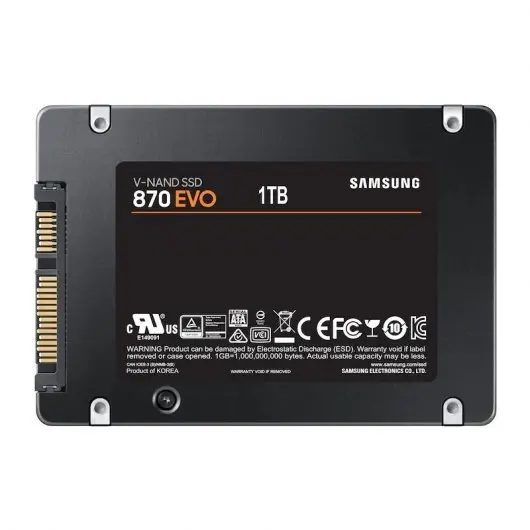 Samsung 870 EVO Disco Duro Solido SSD 1TB 2.5
