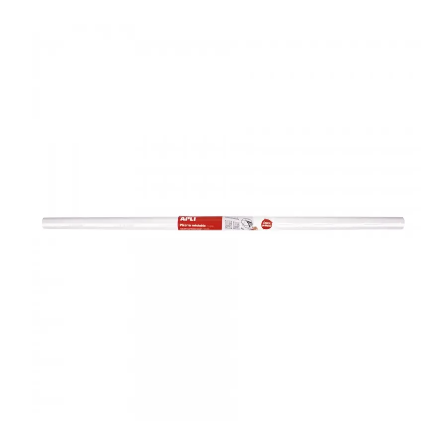 Apli Pizarra Blanca Adhesiva en Rollo 2 x 1 m - Adhesivo Reposionable - Para Superficies Lisas y Sol