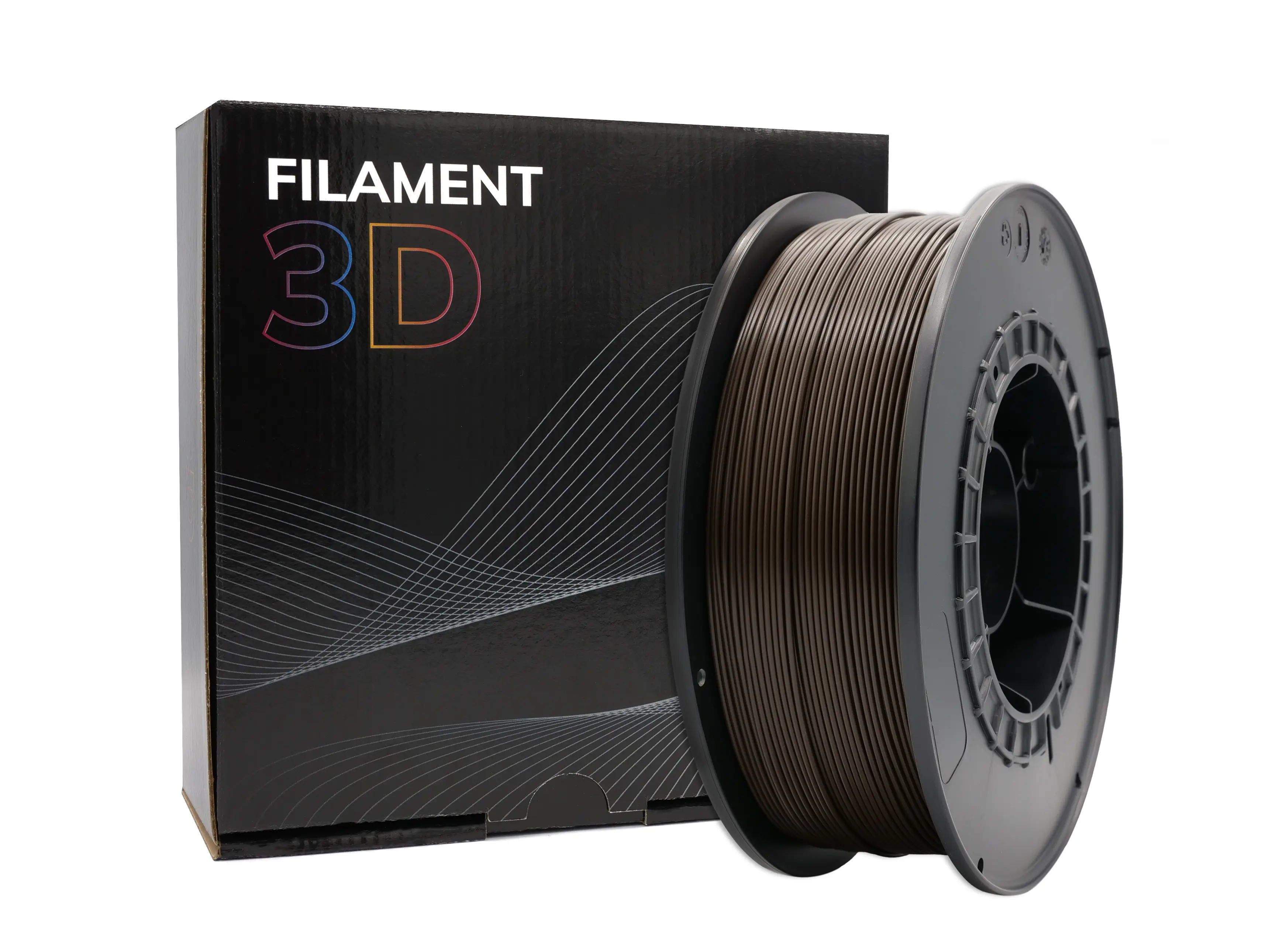 Filamento 3D PLA - Diametro 1.75mm - Bobina 1kg - Color Ebano