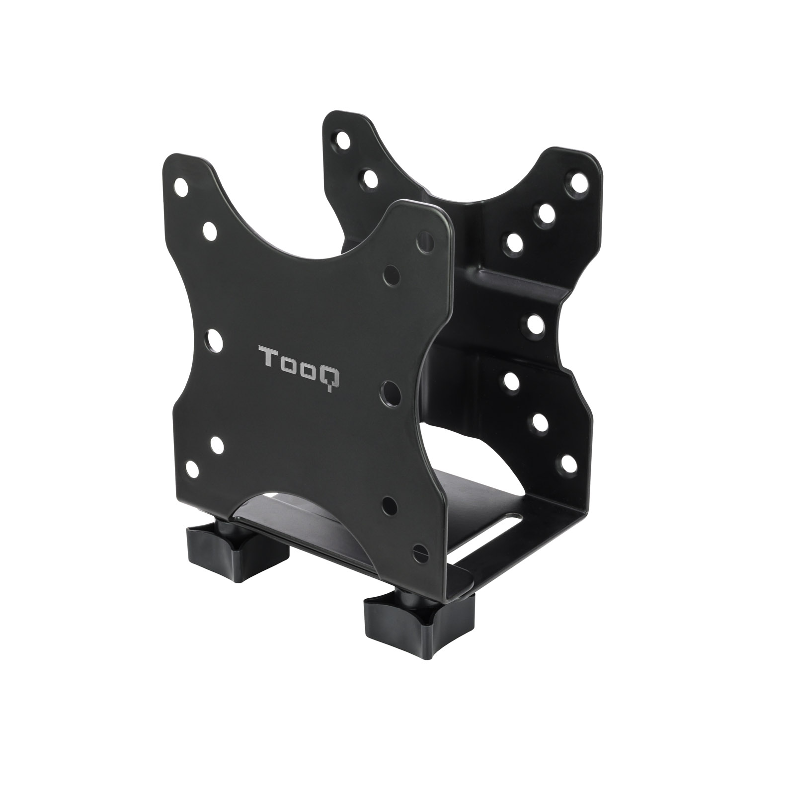 Tooq Soporte VESA para Mini PC - 4 Opciones de Instalacion - Peso Max 5kg - VESA 100x100 - Color Neg