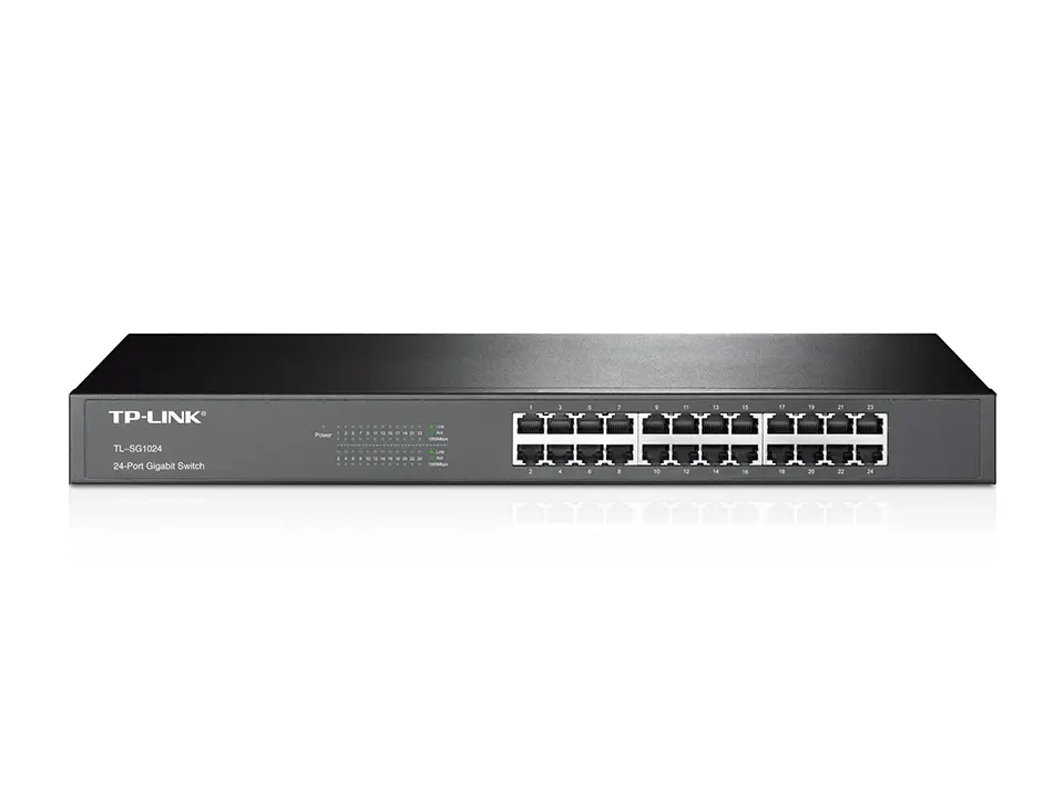 TP-Link Switch con 24 Puertos Gigabit - Tecnologia Verde