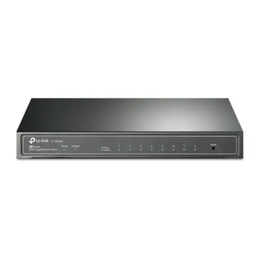 TP-Link Switch Smart Gigabit - 8 Puertos RJ45 Gigabit - VLAN 802.1Q, ACL, Seguridad por Puerto y Con