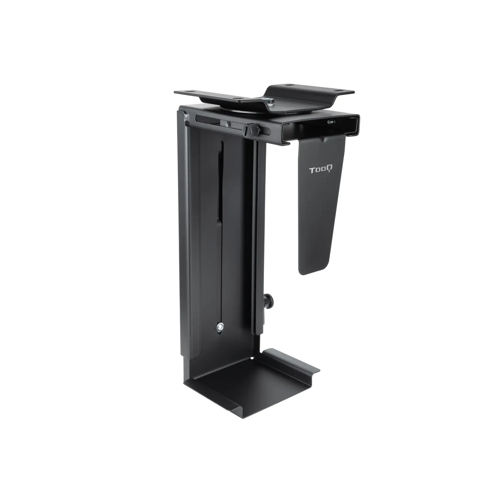 Tooq Soporte de Escritorio/Pared para CPU - Peso Max 10kg - Angulo de Giro 180� - Color Negro