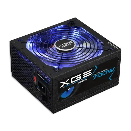 Tooq XGE II Fuente de Alimentacion Gaming 700W ATX 2.3 12V - PFC Activo - Certificacion 80 Plus Bron
