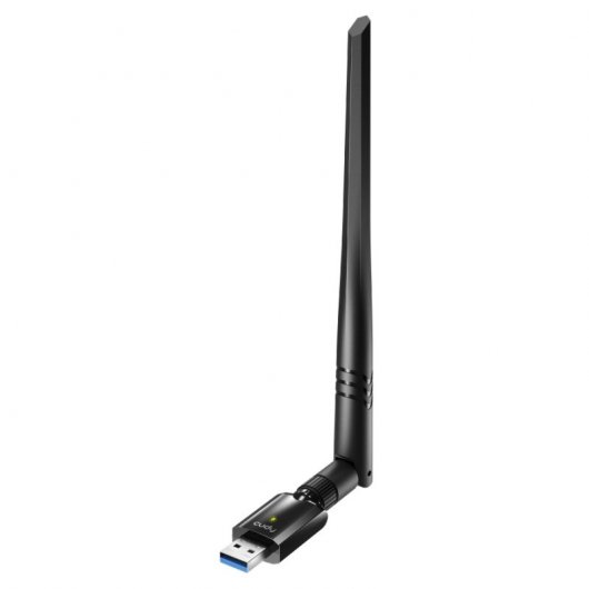 Cudy WU1400 Adaptador de Red USB 3.0 AC1300 Wi-Fi Doble Banda - Hasta 867Mbps en 5GHz - Antena de Al