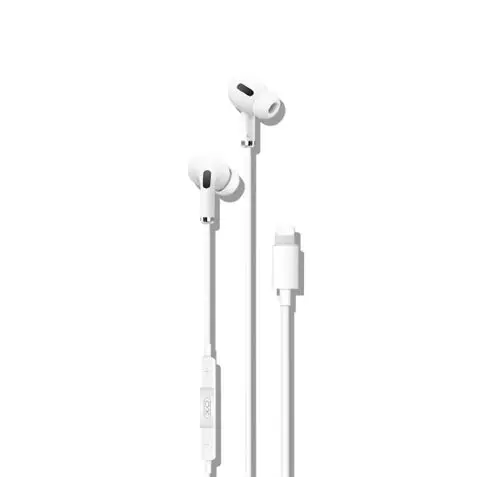 XO EP24 Auriculares Intrauditivos con Microfono - Controles en Cable - Conexion Lightning - Cable de