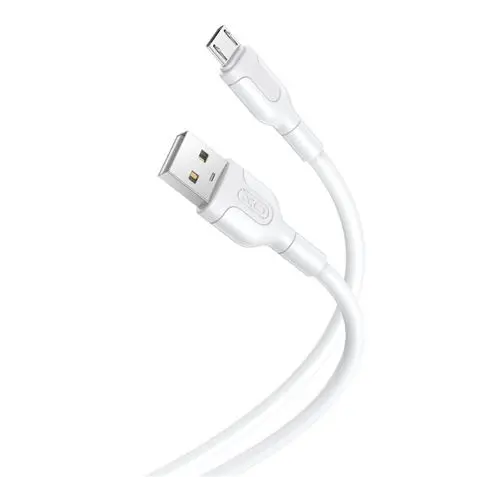 XO Cable de Carga y Transmision de Datos - Longitud 1m - Conector Micro USB - Silicona Suave y Durad