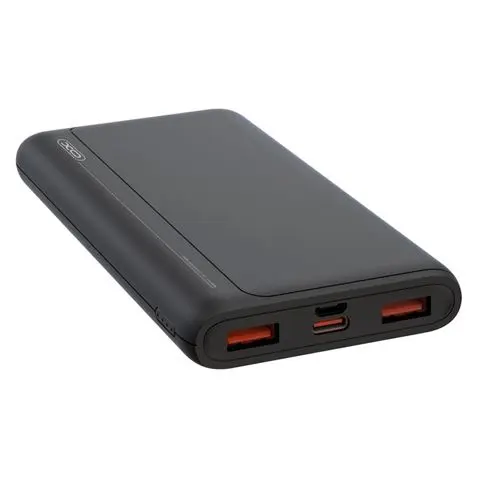 XO PR126 Powerbank 10000mAh - 2x USB-A, 1x USB-C - Entradas microUSB, USB-C - Carga Rapida - Resiste