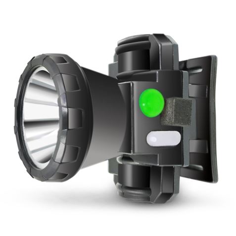 XO Foco LED Potente - Tamao Optica de 46mm - Hasta 12 Horas de Luz Estroboscopica - Color Negro