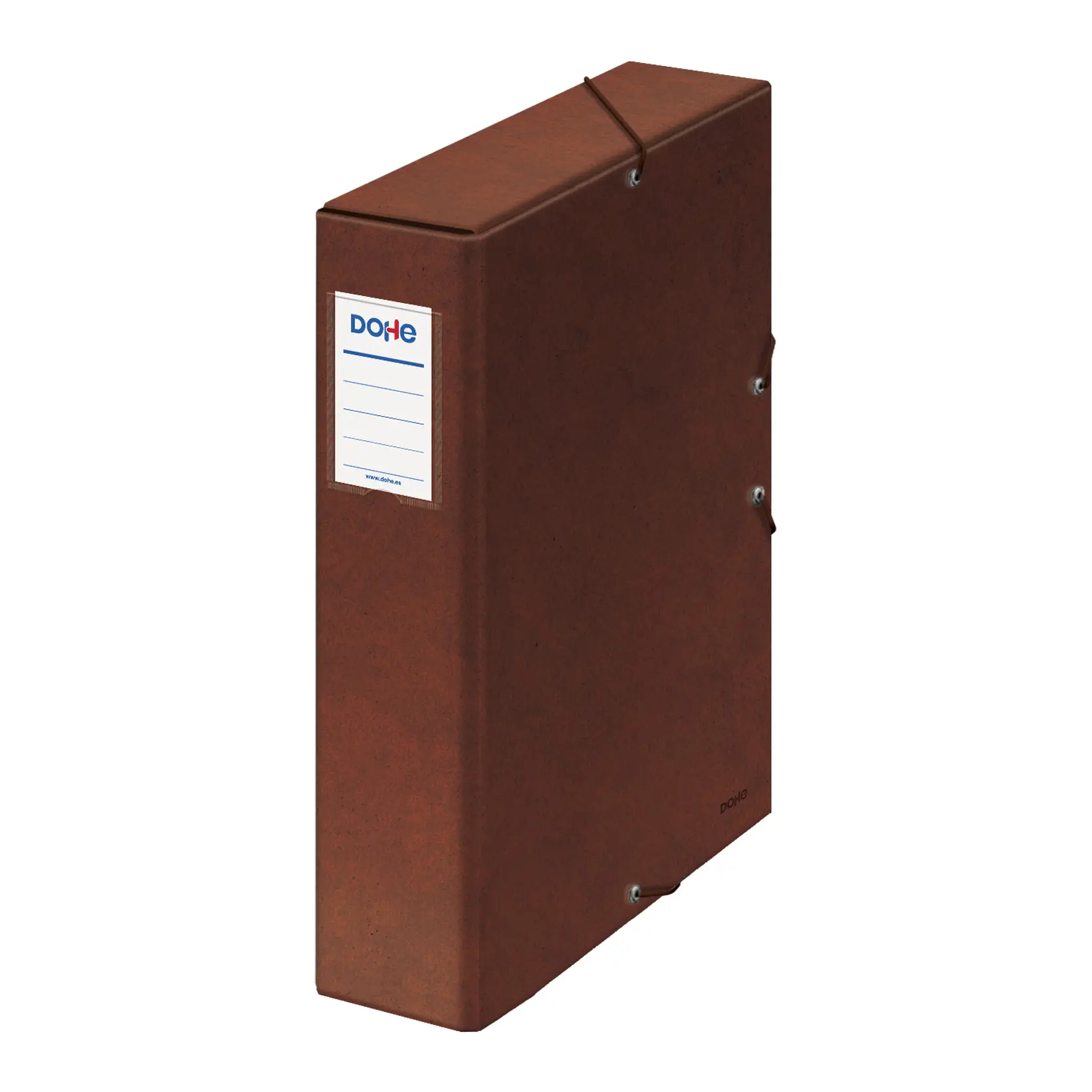 Dohe Caja para Proyectos Lomo 7cm - Carton Forrado con Papel Impreso y Plastificado - Cierre con Gom