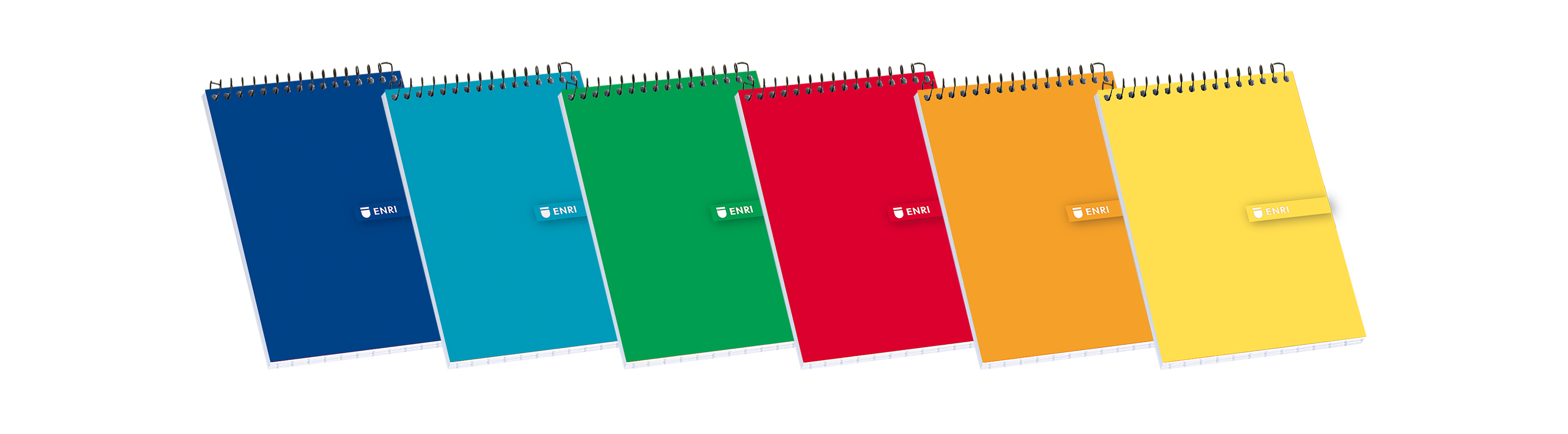 Enri Bloc de Notas Espiral Tapa Blanda 12� 4x4 - Hojas Cuadriculadas - Tama�o Compacto - Ideal para 