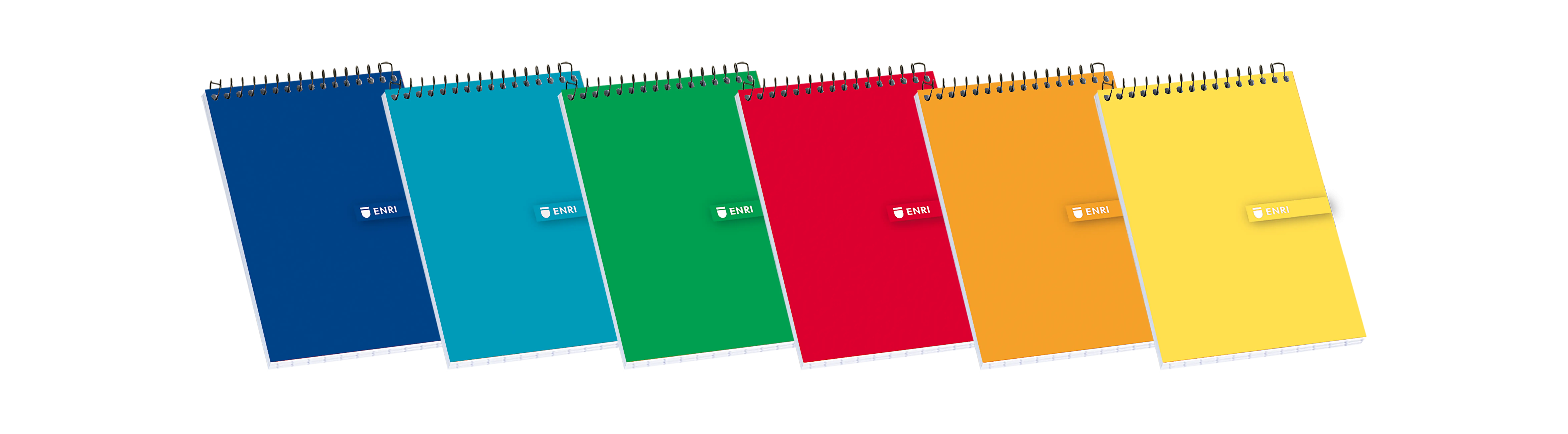 Enri Bloc de Notas Espiral Tapa Blanda 12� 4x4 - Hojas Cuadriculadas - Tama�o Compacto - Ideal para 