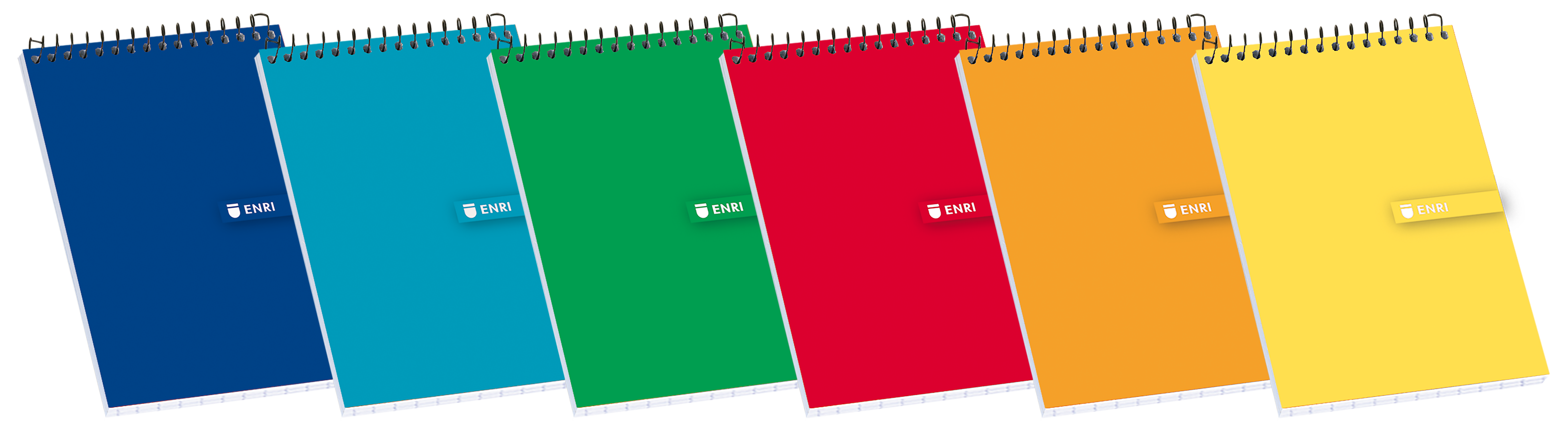 Enri Bloc de Notas Espiral Tapa Blanda 8� 4x4 - Hojas en Blanco - Tama�o Compacto - Ideal para Apunt