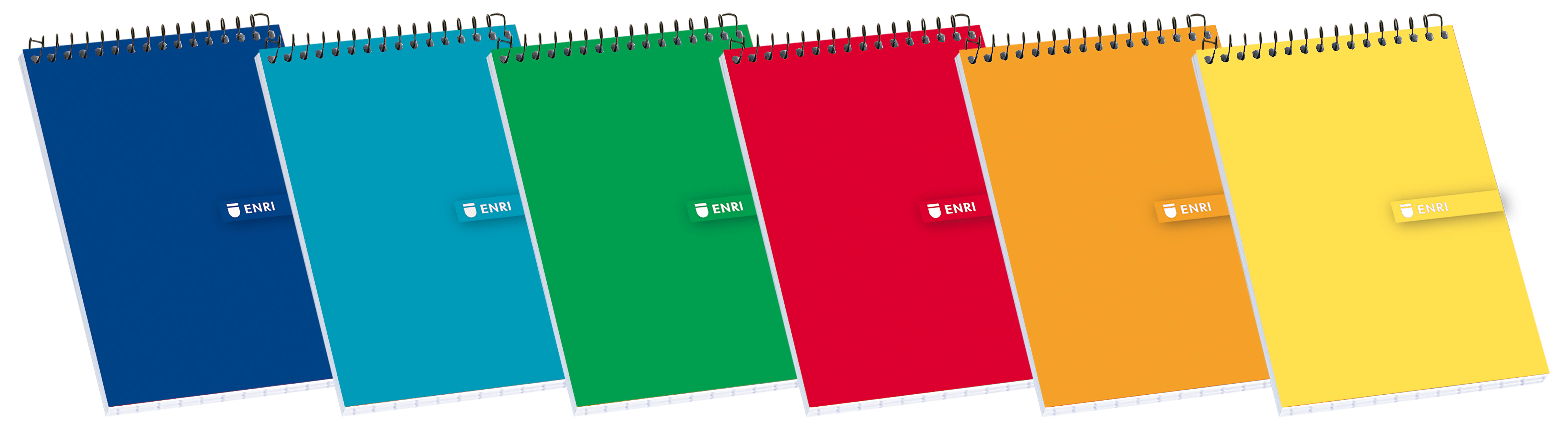 Enri Bloc de Notas Espiral Tapa Blanda 8� 4x4 - Hojas en Blanco - Tama�o Compacto - Ideal para Apunt