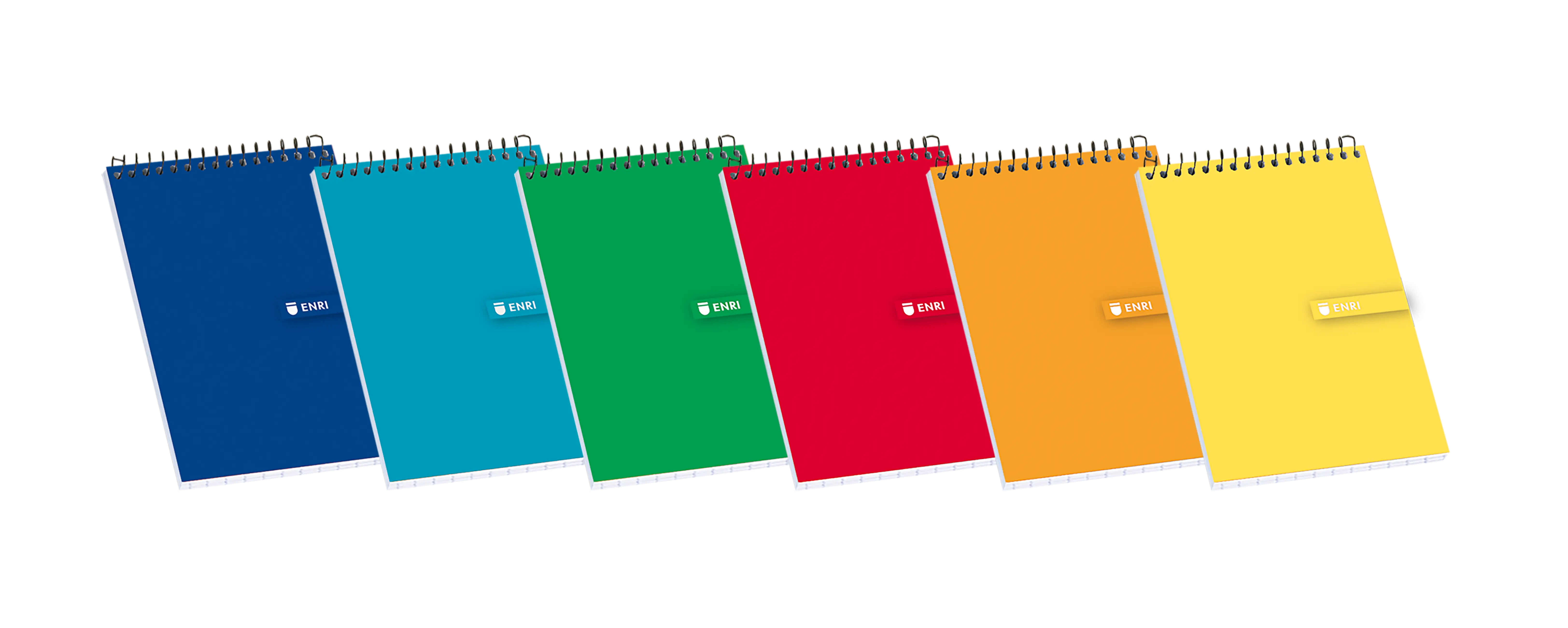 Enri Bloc de Notas Espiral Tapa Blanda 16� 4x4 - Hojas Cuadriculadas - Tama�o Compacto - Ideal para 