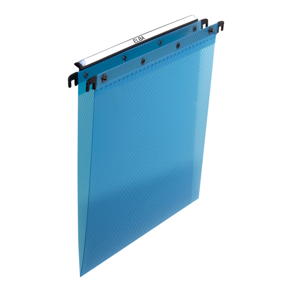 Elba Ultimate Carpetas Colgantes Cajon A4 - Resistente Polipropileno - Transparente para Facil Visib