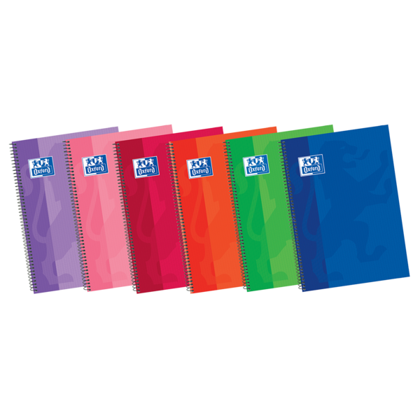 Oxford School Classic Write&Erase F� Cuaderno Espiral - Tapa Extradura Resistente - 1 Linea con Marg