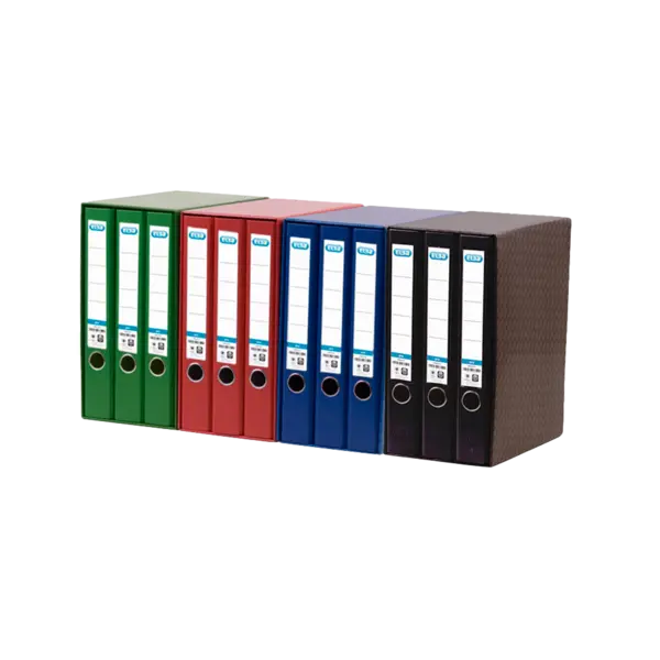 Elba Archivadores Palanca Rado Top A4 - Lomo 50mm - Forrado Exterior Plastico - Interior Papel - Col