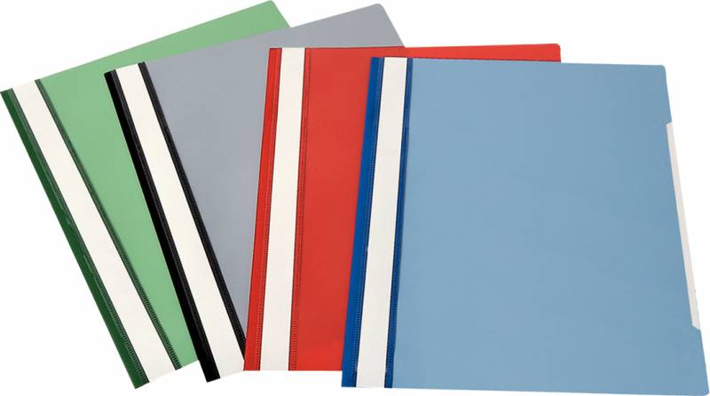 Esselte Fastener Dossiers PVC A4 - 150 Micras - Mecanismo Metalico - Negro