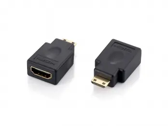 Equip Adaptador HDMI Tipo C Macho a HDMI Tipo A Hembra - Conectores Dorados