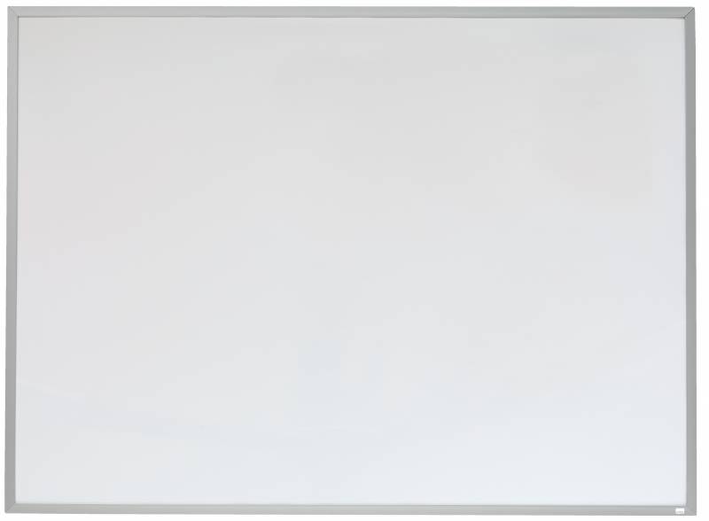 Nobo Pizarra Blanca Magnetica Peque�a con Marco de Aluminio 585x430mm - Borrado en Seco - Almohadill