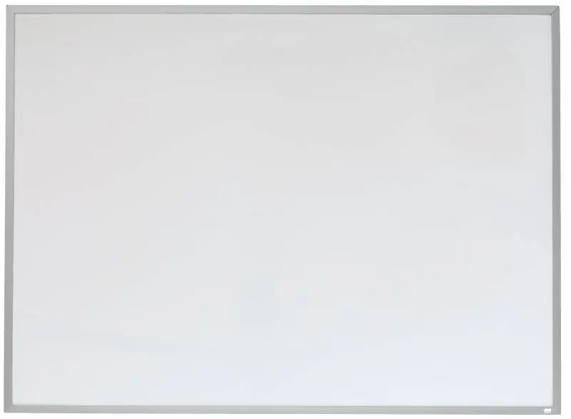 Nobo Pizarra Blanca Magnetica Peque�a con Marco de Aluminio 585x430mm - Borrado en Seco - Almohadill