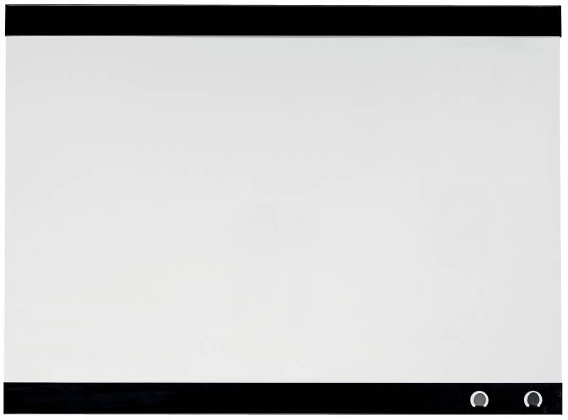 Nobo Pizarra Blanca Magnetica Peque�a con Clip para Notas 430x580mm - Dise�o sin Marco - Funciones d