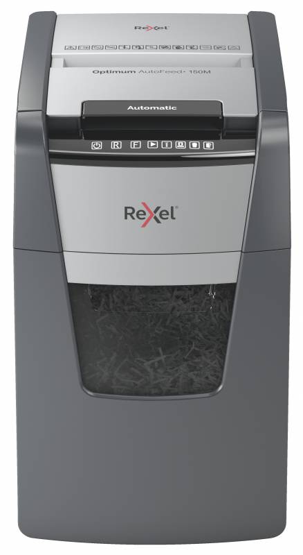 Rexel Optimum Autofeed 150M Destructora Automatica de Microcorte - Alimentacion Automatica de Hasta 