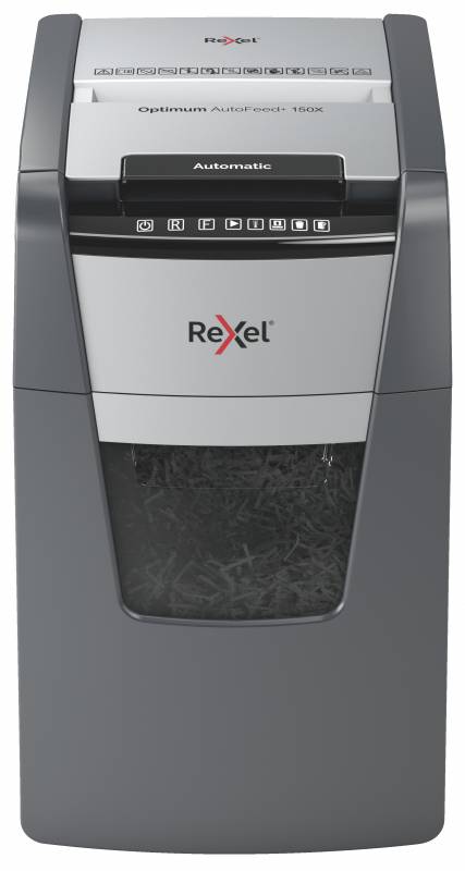 Rexel Destructora Automatica Optimum Autofeed 150x de Corte en Particulas - Alimentacion Automatica 