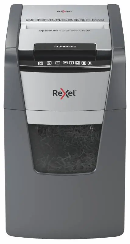 Rexel Destructora Automatica Optimum Autofeed 150x de Corte en Particulas - Alimentacion Automatica 