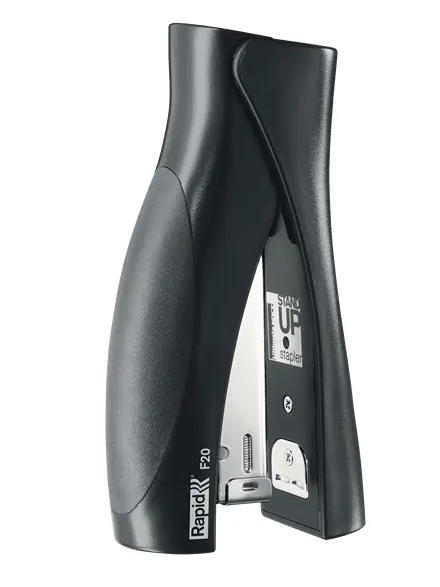 Rapid Ultimate F20 Grapadora Vertical - Hasta 20 Hojas - Para Grapas 24/6 y 26/6 - Grapado Cerrado y