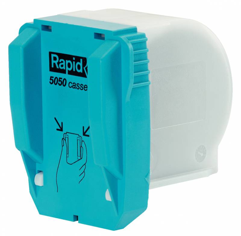 Rapid Cartucho de Grapas R5050 - Grapa Hasta 50 Hojas de Papel - Carga Facil - Patentado - Reemplazo