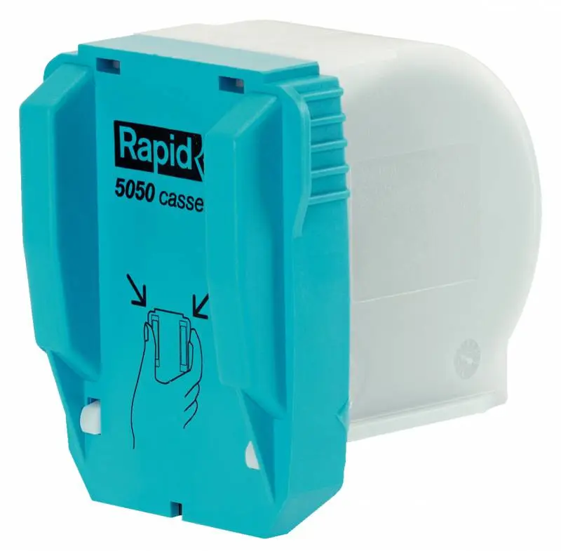 Rapid Cartucho de Grapas R5050 - Grapa Hasta 50 Hojas de Papel - Carga Facil - Patentado - Reemplazo