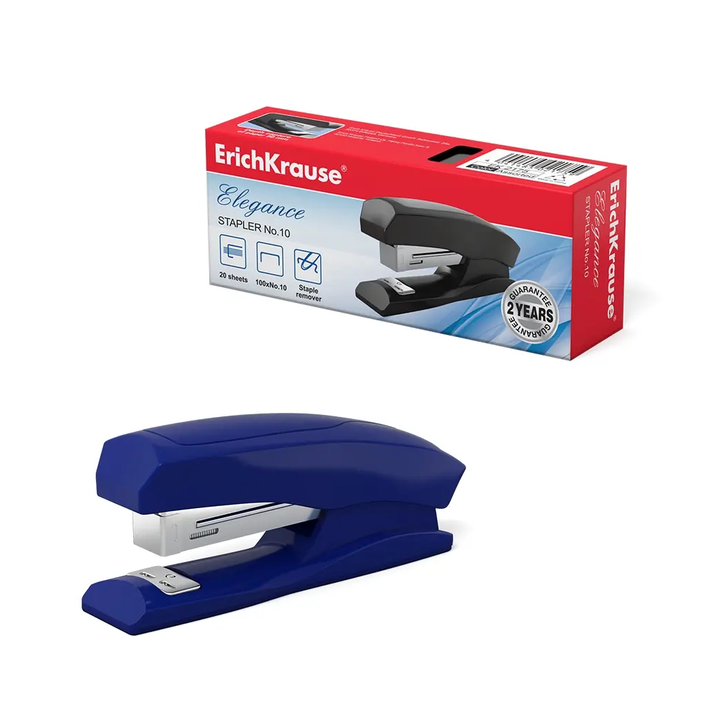 Erichkrause Elegance - Grapadora ?10 de Hasta 20 Hojas - Mecanismo de Acero de Alta Calidad - Color 