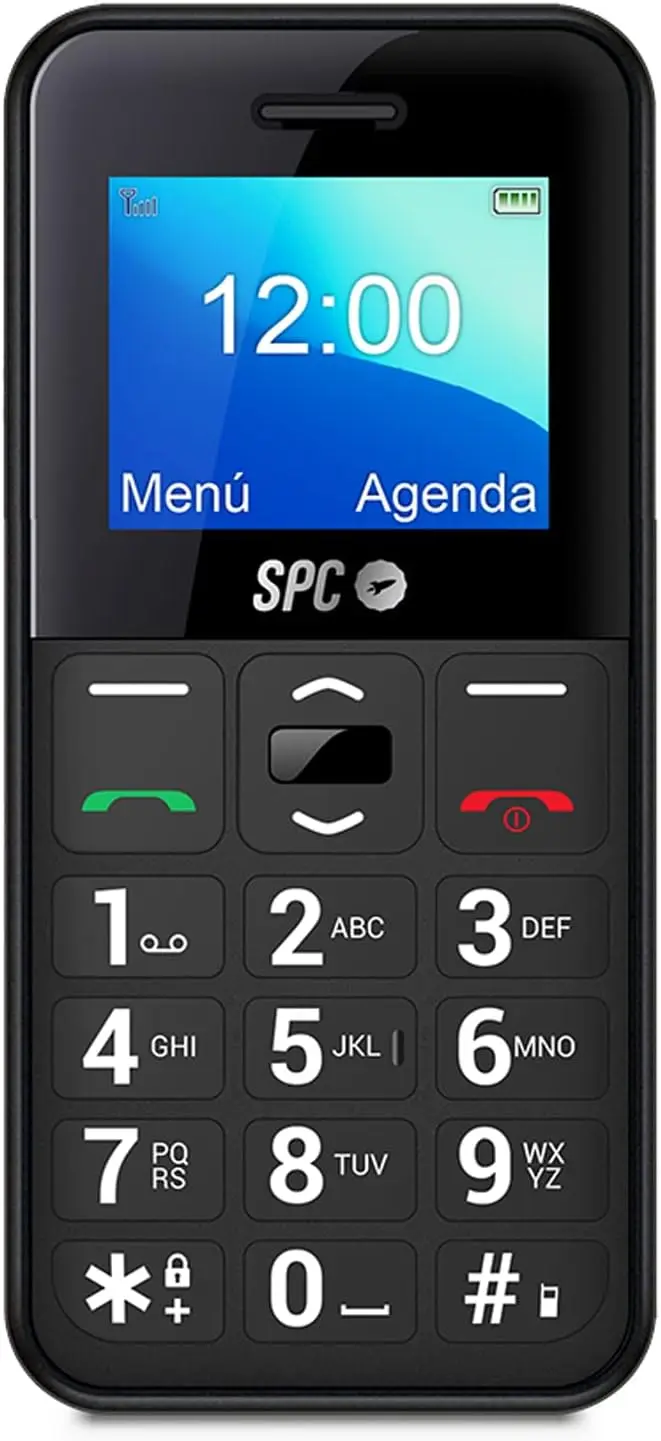 SPC Telefono Movil de Teclas Grandes - Dise�o Compacto y Resistente - Boton SOS - Configuracion Remo