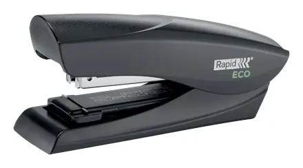 Rapid Eco Grapadora de Sobremesa 24/6, 26/6 - Grapa hasta 25 Hojas - Grapado Plano y Clavado - Fabri