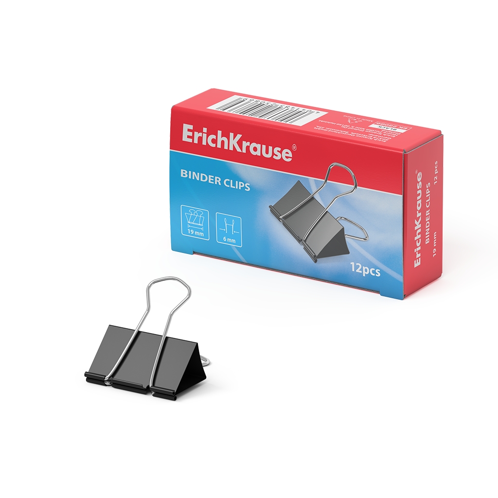 Erichkrause Pinzas para Papeles - Alambre de Acero de Alta Calidad - Resistencia Mejorada - Capacida