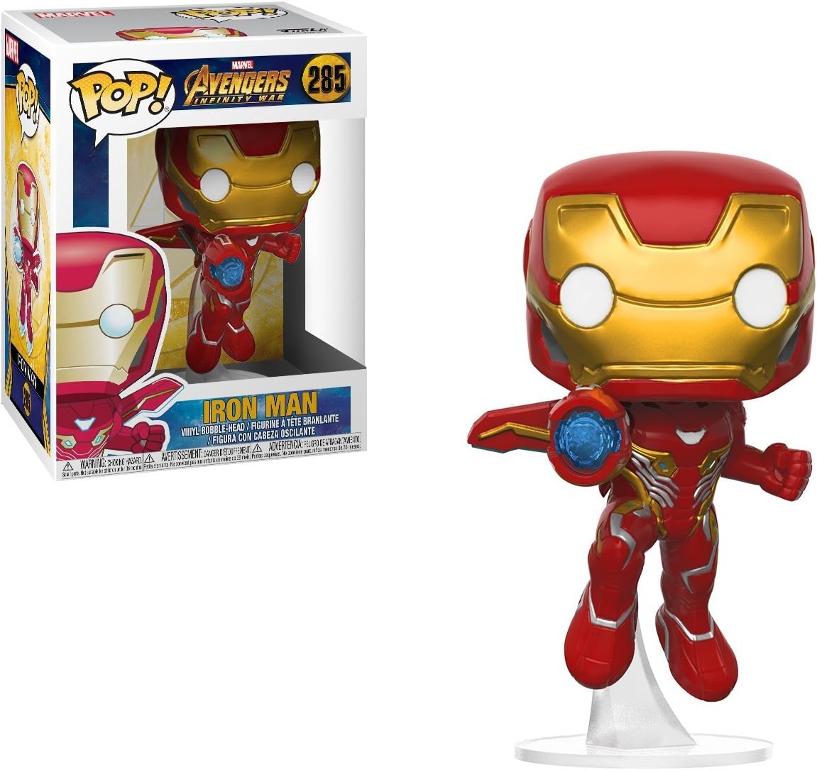 Funko Pop Marvel Avengers Infinity War Iron Man - Figura de Vinilo - Altura 9cm aprox.