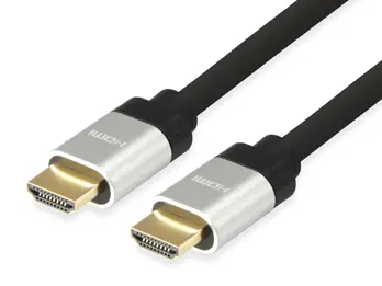 Equip Cable HDMI 2.0 Macho/Macho - Conectores de Aluminio - Soporta 3D y Canal de Retorno de Audio (