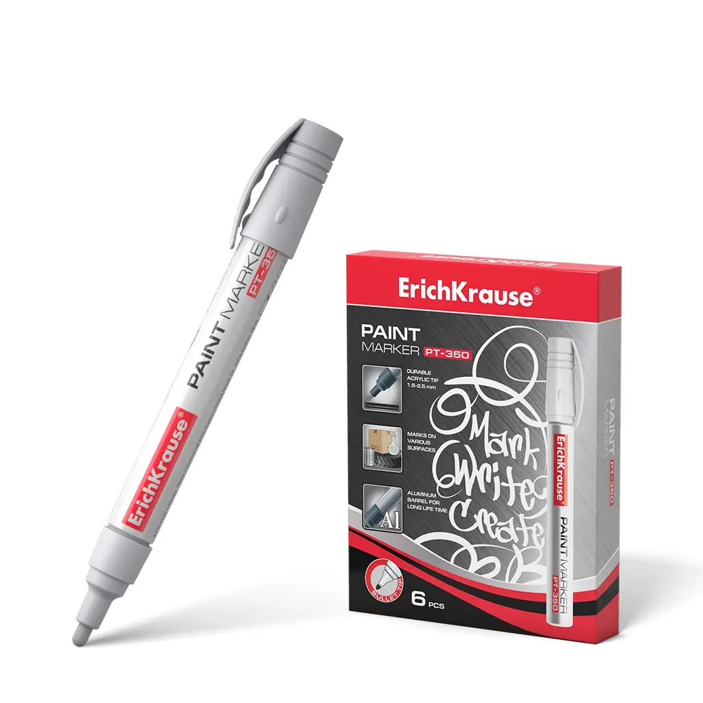 Erichkrause Marcador de Pintura Pt-350 - Sistema de Suministro de Tinta de Valvula - Cuerpo de Alumi