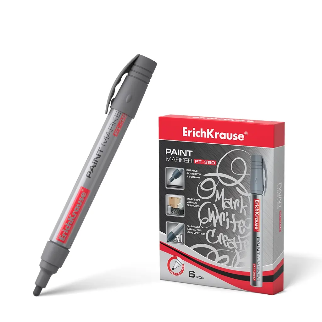 ErichKrause Pt-350 Marcador de Pintura - Sistema de Suministro de Tinta de Valvula - Cuerpo de Alumi