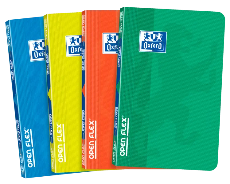 Oxford School Classic Openflex 9x14 Libreta Grapada - Tapa de Plastico Resistente - 48 Hojas de Pape