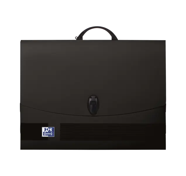 Oxford Carpeta de Dibujo A3 con Cierre y Asa Negra - Tama�o A3 - Cierre Seguro - Asa Resistente - Di