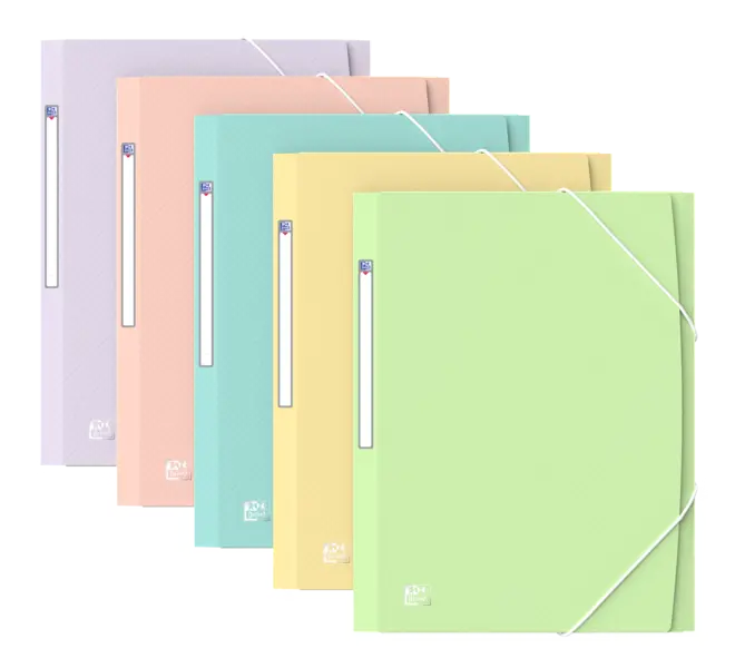 Oxford A4+ PP TR Pastel STD - Carpeta de Plastico Resistente - Tama�o A4+ - Dise�o Moderno y Elegant