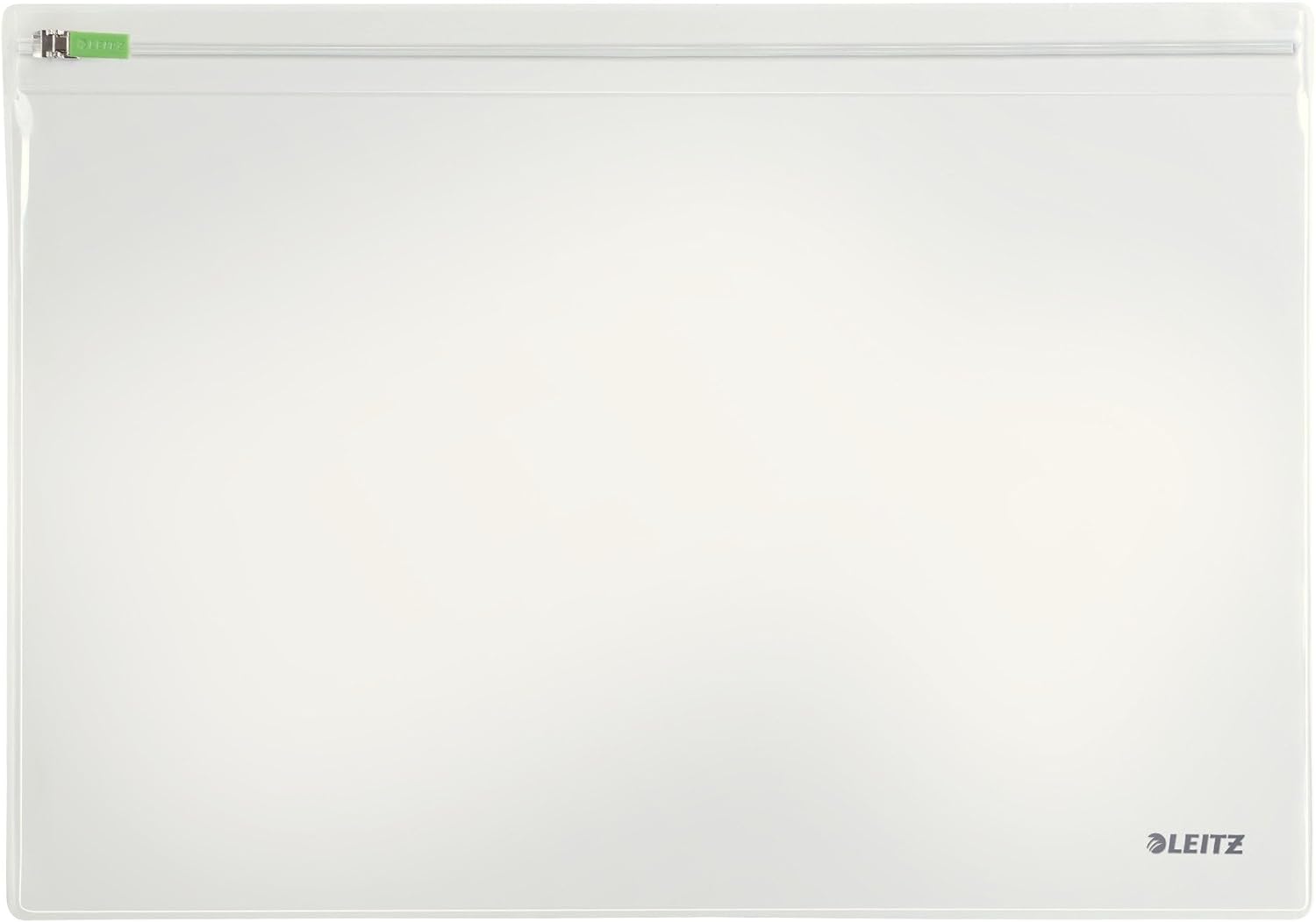 Leitz Traveller Pack de 2 Fundas Multiusos Transparentes - Tama�o 230x1x330mm - Cierre de Cremallera