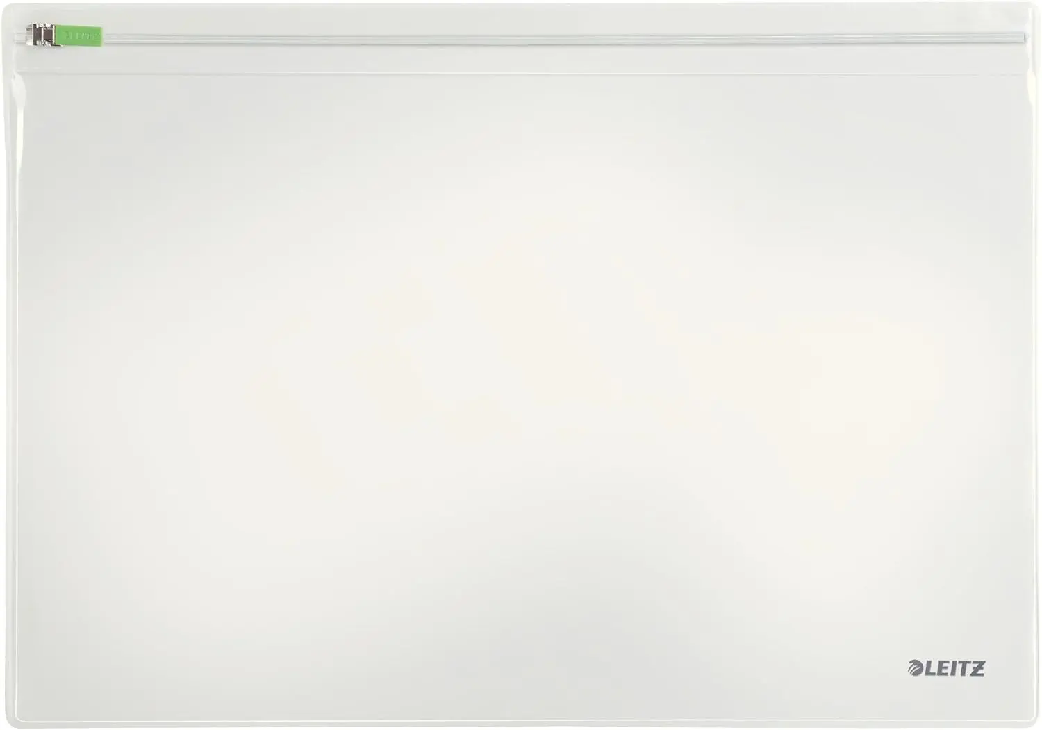 Leitz Traveller Pack de 2 Fundas Multiusos Transparentes - Tama�o 230x1x330mm - Cierre de Cremallera